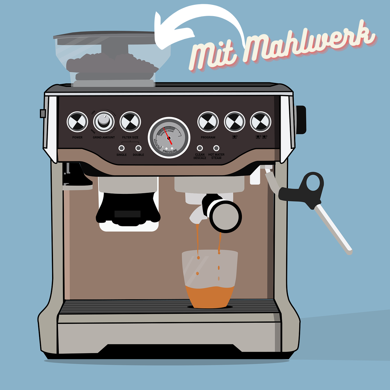 Kaffeemaschine mit Mahlwerk: Frischer Kaffee für einen guten Morgen
